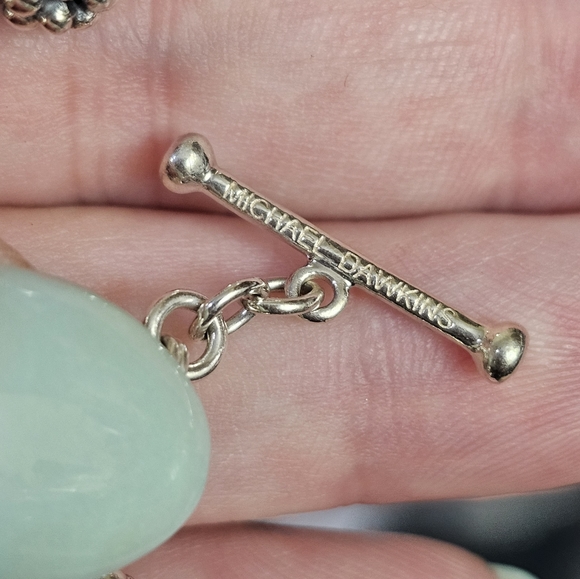 Michael Dawkins sterling silver ball bracelet! Excellent condition. Like new. Ma - Picture 4 of 6